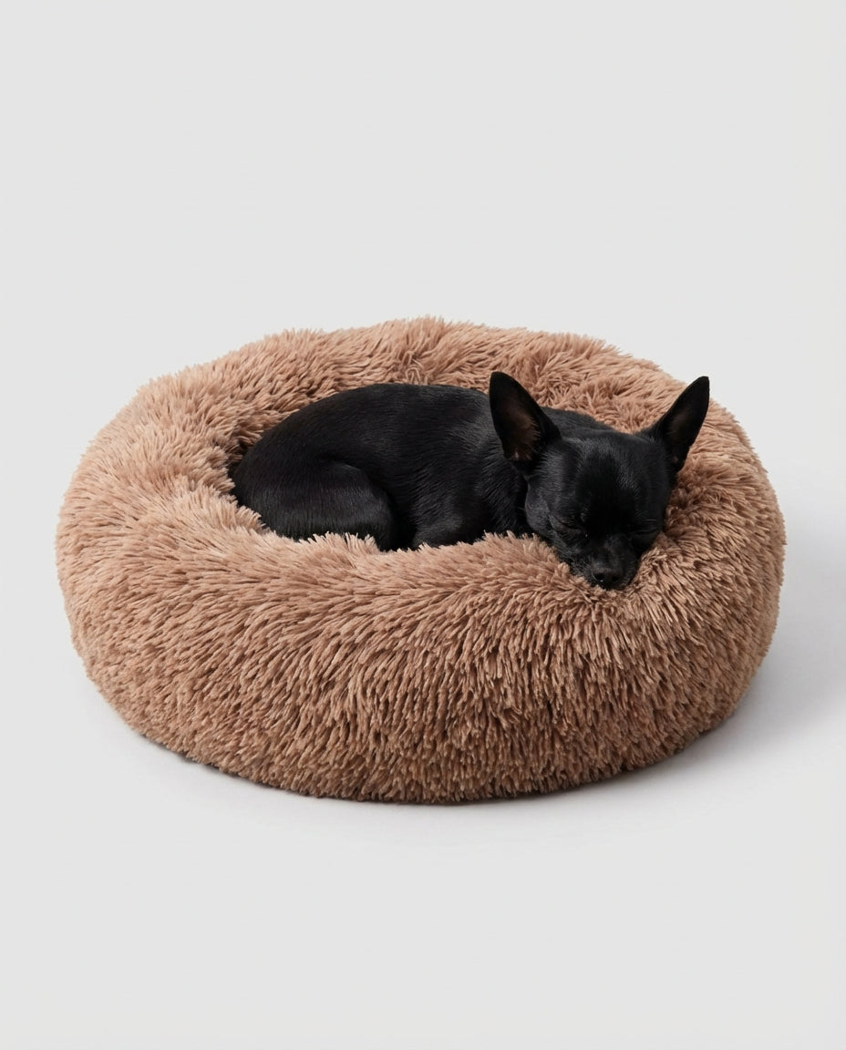 Dog and Cats Pet Beds Round Donut Cushion | Indoor Use