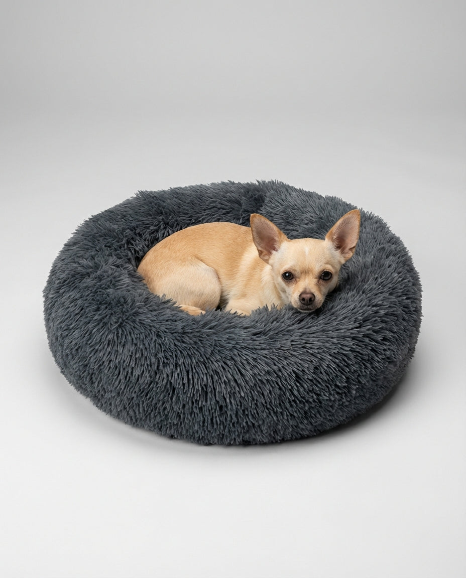 Dog and Cats Pet Beds Round Donut Cushion | Indoor Use