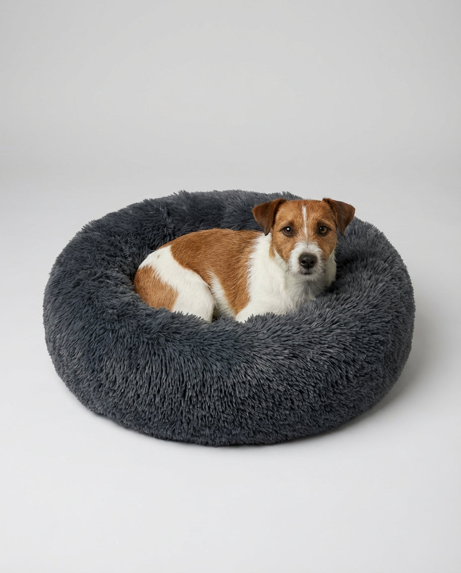 Dog and Cats Pet Beds Round Donut Cushion | Indoor Use