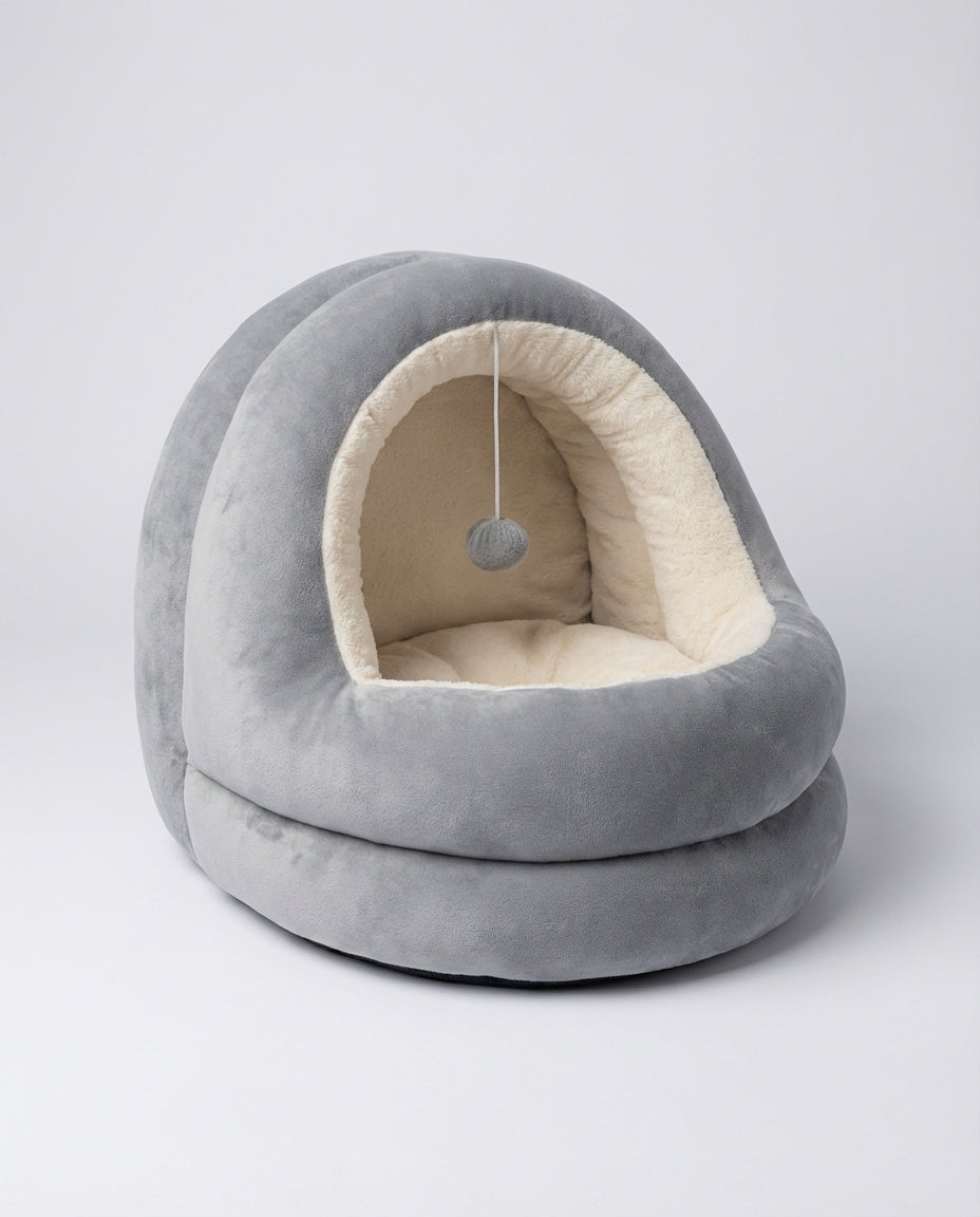 Cat House Beds Enclosed Cave Design | Indoor Use