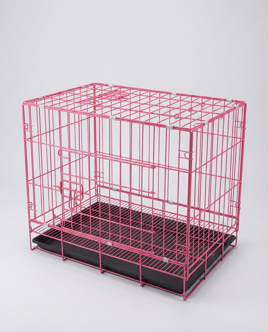 Dog and Cats Crates Double Door Foldable | Indoor Training