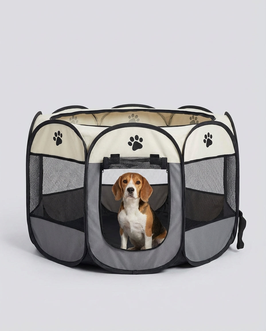 Dog and Cats Foldable Crates Soft Playpen | Indoor Use
