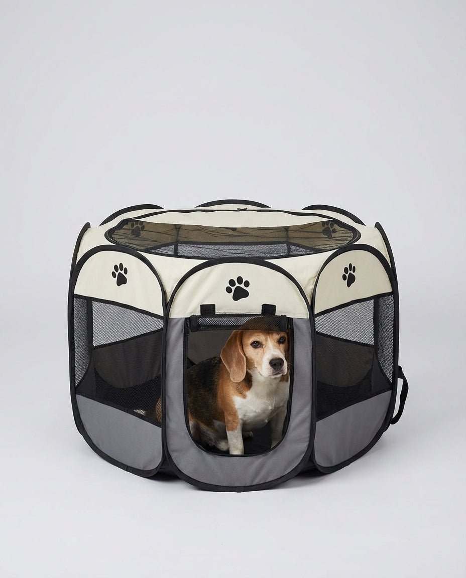 Dog and Cats Foldable Crates Soft Playpen | Indoor Use