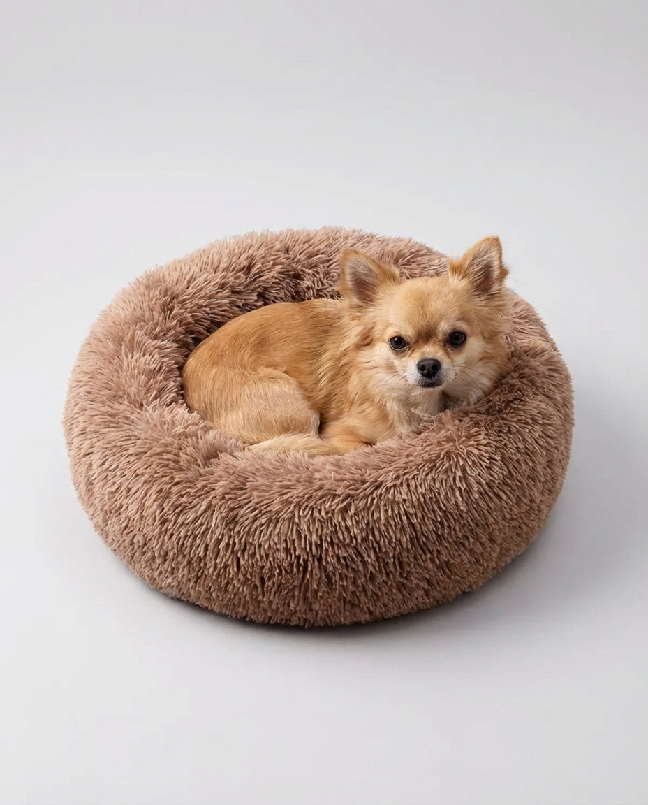 Dog and Cats Pet Beds Round Donut Cushion | Indoor Use
