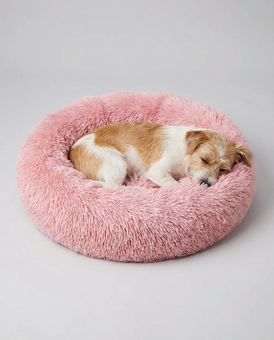 Dog and Cats Pet Beds Round Donut Cushion | Indoor Use