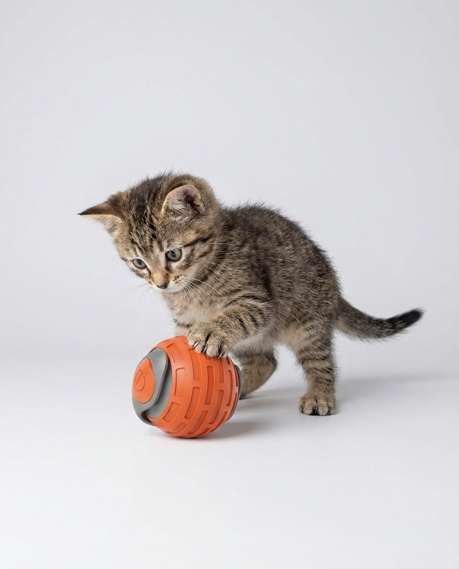 Electric Interactive Toys for Dogs and Cats Rolling Ball | Indoor Play