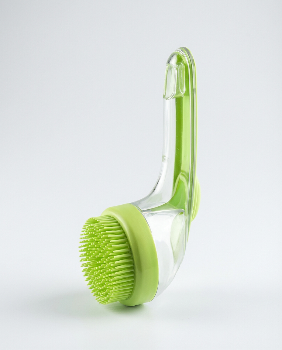 Pet Bath Brush Cleaning for Dogs and Cats Soap Dispenser | Grooming