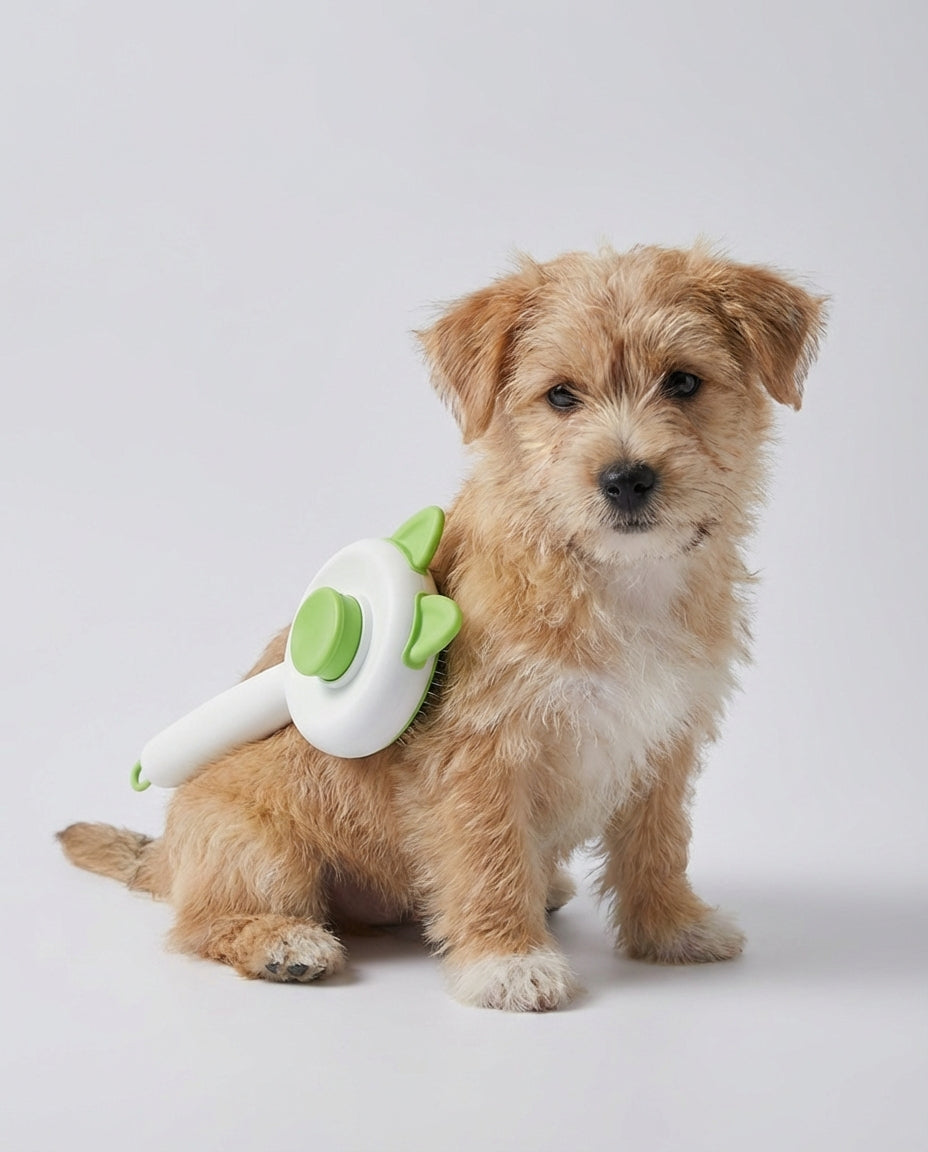 Self Cleaning Pet Hair Brush for Dogs and Cats | Grooming