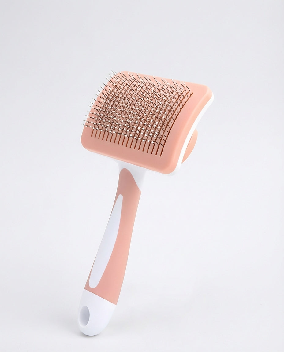 Self Cleaning Pet Hair Slicker Brush for Dogs and Cats | Grooming